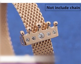 DIY Rose Gold Reflexions Crown Clip Charm Only Fits Reflexions Bracelet - $16.50