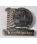 1970 - 1980 LES JEUX DU QUEBEC CANADA METAL LAPEL PIN WEAR VINTAGE RETRO... - $26.04 CAD