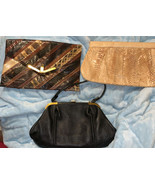 Lot of Clutch Purses Snakeskin, Robert Bestien, Justin, Italy, Caprice - $551.95 MXN