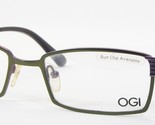 OGI EVOLUTION 5502 1400 GREEN /LILAC EYEGLASSES GLASSES 52-18-140mm (NOTES) - $39.60