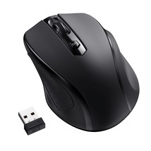 Wireless Mouse, 2.4G Comfortable Wireless Computer Mouse For Laptop, 5 Adjustabl - £20.77 GBP