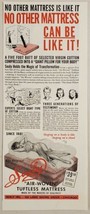 1943 Print Ad Sealy Air-Woven Tuftless Mattress Pretty Lady Sleeps Chicago,IL - £12.09 GBP