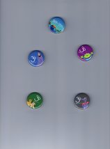 Disney Vacation Club 30th Anniversary Pinback Button Set Epcot Figment / Simba + - £11.02 GBP