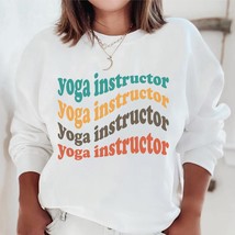 Yoga instructor sweatshirt, Yoga instructor wife sweater,Gift for Yoga instructo - £34.93 GBP