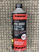 New Genuine Kawasaki 50:1 1 Quart (32 oz) 99969-6559 Premixed 2 Stroke Fuel OEM - £23.42 GBP