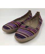 Easy Spirit e360 Women’s Geneen Espadrille Flats SIZE 8.5 Striped Multi ... - $27.96