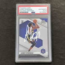 2020 Panini Mosaic #205 James Wiseman Signed Card Auto Psa Slabbed Rc Warriors - £67.59 GBP