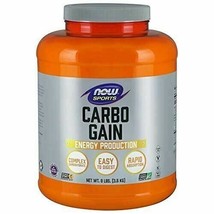 NEW NOW Sports Carbo Gain Powder Energy Production Non-GMO 8-Pound - £39.38 GBP