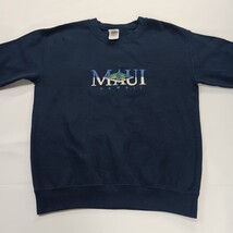 Gildan Heavy Blend MAUI HAWAII Men's Blue Cotton Blend Pullover Sweatshirt Small image 9