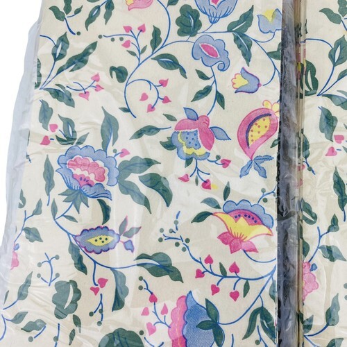 32 Vintage Paper Guest Hand Towels Tissue Bathroom Bright Floral Cream Contempo Item image 3