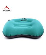 Portable Inflatable Camping Pillow Ultralight Compressible Air Cushion W... - $14.99