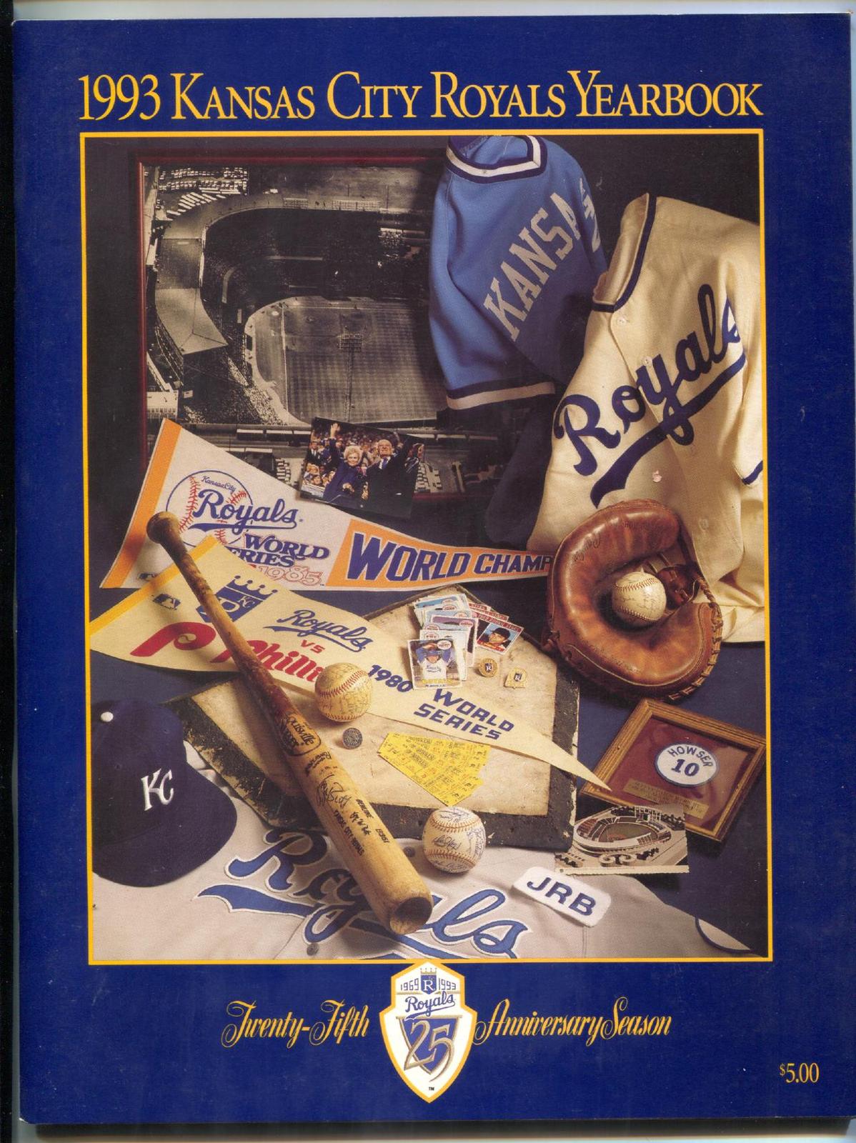 Primary image for Kansas City Royals Baseball Yearbook MLB 1993