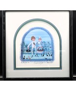 Vtg 1986 Ltd. Ed. P. Buckley Moss Medical Duo 951/1000 Framed Matted Rar... - $375.00