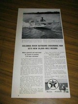 1958 Print Ad Texaco Marine Scott-Atwater Outboard Motor Endurance Record - £11.00 GBP