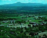 Birds Eye View UVM Campus University of Vermont Burlington Chrome Postca... - $2.92