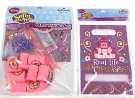Sofia Sophia the 1st Birthday Supply kit 8 Guest Party Favor Bags w/ Loo... - $18.80