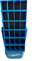 HOT WHEELS TALL BLUE CARDBOARD STORE DISPLAY *No Cars - Display Only* - £45.63 GBP
