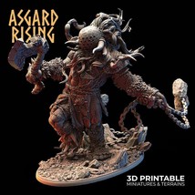 3D Printed Asgard Rising Frost Giant 28 32mm Wargaming DnD - $22.67+