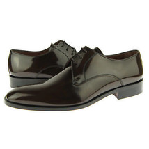 Alex D &quot;Phoenix&quot; Plain Toe Derby, Men&#39;s Dress Leather Oxford Shoes, Brown - £94.10 GBP