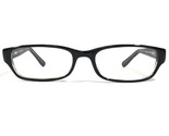 Jubilee 5617 BLACK CRYSTAL Gafas Monturas Rectangular Completo Borde 49-... - $23.00