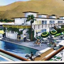 Rossmore Hotel Palm Springs Vintage California USA Postcard 1956 - £7.81 GBP
