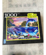 2004 FX Schmid 1000 Piece Puzzle “Dolphin Paradise” Glow In The Dark Com... - £22.08 GBP