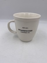 Starbucks Barista 2001 Ceramic Coffee Mug Abbey White with Handle - £11.01 GBP