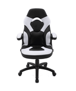 Hanover Commando Gas Lift 2-Tone Gaming Chair Faux Leather Comfort - $227.69