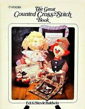Cross-Stitch Patterns The Great Counted Cross-Stitch Book Baldwin 1980s ... - $4.88