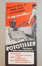 Vintage Rototiller Pamphlet Advertisement - £9.03 GBP