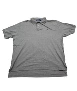 Polo Ralph Lauren Shirt Mens XL Gray Short Sleeve Collared Embroidered L... - £18.22 GBP