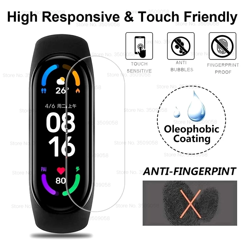 House Home 3-12PCS Hydrogel Film For A Mi Band 7 6 5 Band6 MiBand6 9D Curved Pro - £19.66 GBP