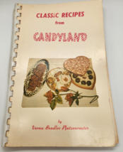 Classic Recipes From Candyland Cookbook verna pfutzenreuter 1973 pb cook book - $15.47