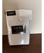 BNIP Lauren Ralph Lauren Dunham Sateen King Pillow Cases, 2pk, White, 300TC - $54.33 CAD