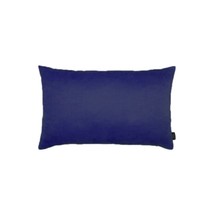 Set Of Two 12&quot; X 20&quot; Navy Blue Polyester Zippered Pillow Cover - £30.32 GBP