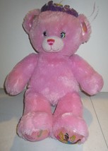 Build-A-Bear Pink Disney Princess  Bear with crown / clothes  - £60.22 GBP