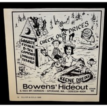 Bowens Hideout Vintage Print Ad 80s Metal Detecting Supplies Spokane WA - £11.36 GBP