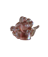 Fenton Carnival Glass Iridescent Pink Clown Figurine Paperweight 4&quot; 1980... - $524.64 MXN