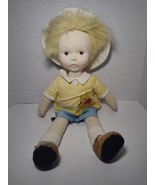 Madame Alexander Christopher Robins Felt Doll Painted Face Cloth Body 18in - $49.49