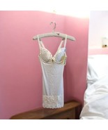 NWT Wonderbody Satin White Push-Up Bra Slip Wonderbra 36B Eva Herzigova ... - $47.52