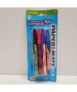 Paper Mate Expressions Mini 8 Ballpoint Cap Pens Fun Designs Assorted In... - $40.59 CAD