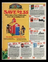 1983 Procter &amp; Gamble Products Back-to-School Circular Coupon Advertisement - £14.87 GBP