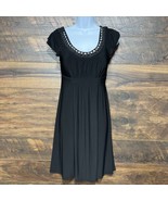 Signature by Sangria Dress Womens Size 6 Silver Sequin Date Elegant Cock... - $30.96 CAD