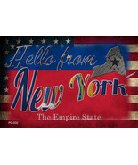 Hello From New York Novelty Metal Postcard - £12.74 GBP