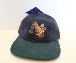 NWT VTG Air Force Academy New Era Hat 100% Wool EZ Adjustable Back Leather Strap - $31.30