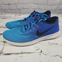 Nike Mens Free RN 831508-101 Blue White Running Shoes Sneakers Size 13 - £27.05 GBP