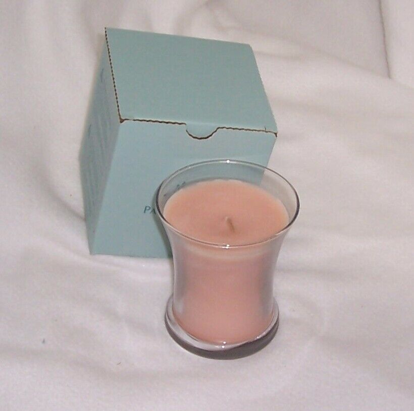 Primary image for PartyLite Apricot Basil Best Burn Trumpet Jar Candle G02225 NEW