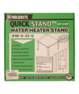 40s22u Steel Water Heater Quickstand Supports Up To 52 gallons 22&quot; x 22&quot;... - £36.21 GBP
