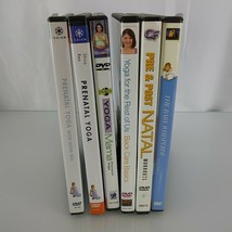 Lot of 6 Prenetal Pre Post Natal Yoga DVDs Gaiam - $14.84