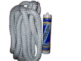 Hardy Outdoor Wood Boiler, (2) Door Seal Kit, W/(12') 5/8" Rope (1) Sili... - $39.15